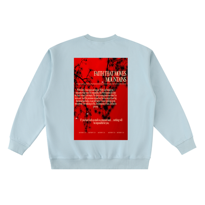 Oversized Crewneck Taped Sweatshirt