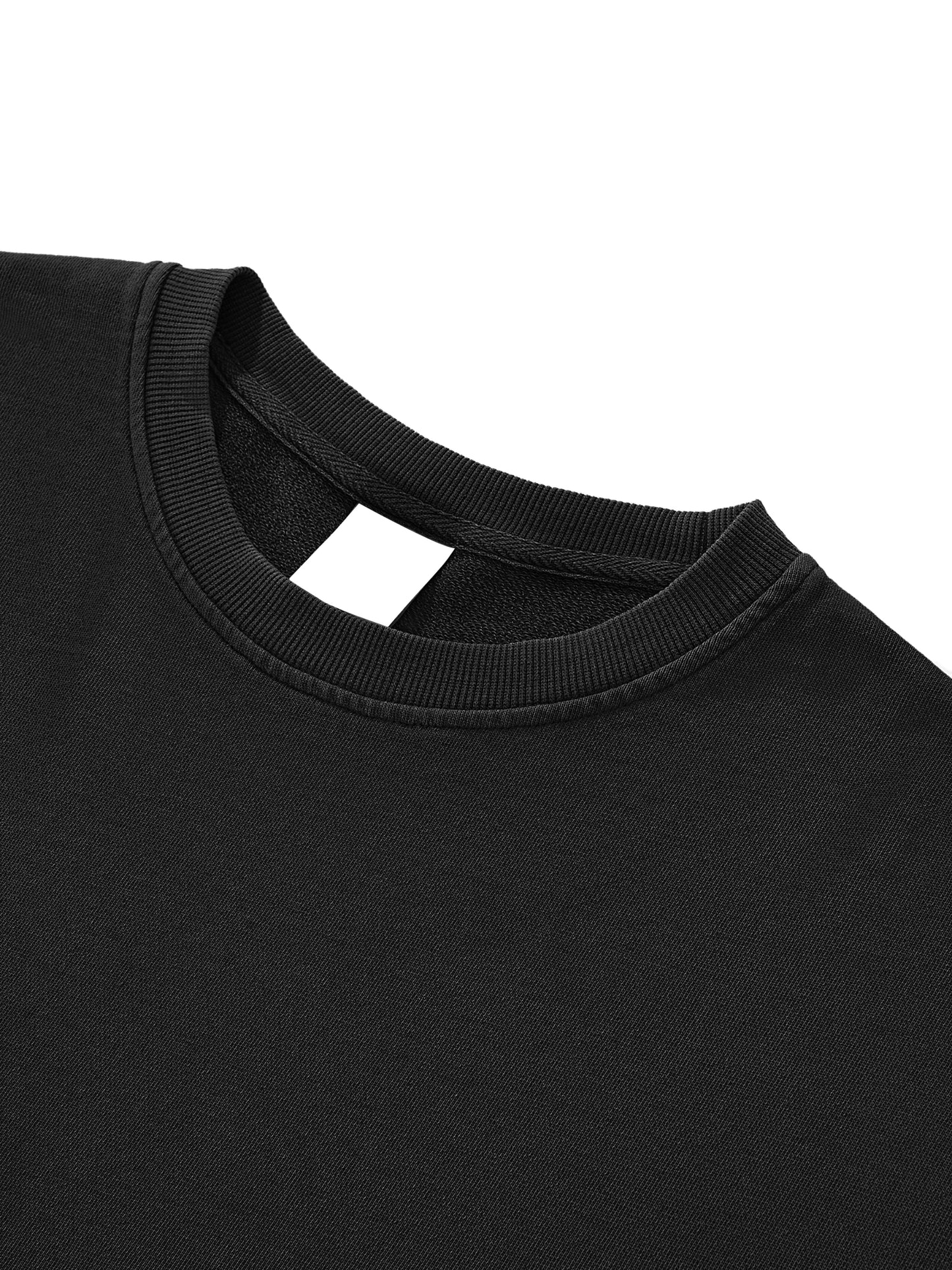 Snow Washed Raw Edge Crop Top