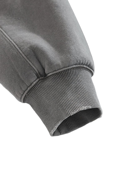 Vintage Washed Fleece Hoodie