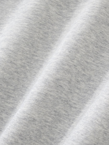 Essential Fleece Mock-Neck Crew Sweatshirt