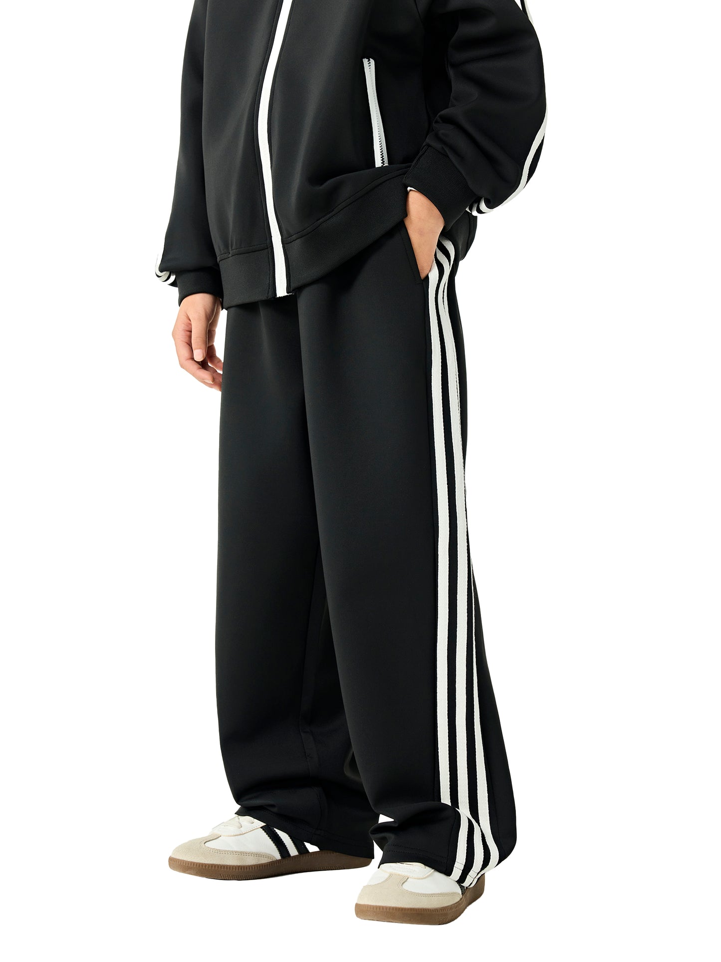 Kids’ Contrast Tape Sweatpants